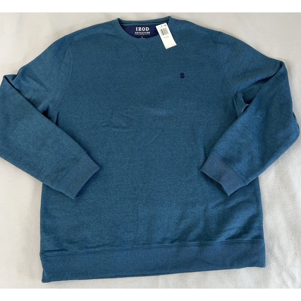Izod Men's Sweatshirt Sz Large Blue New